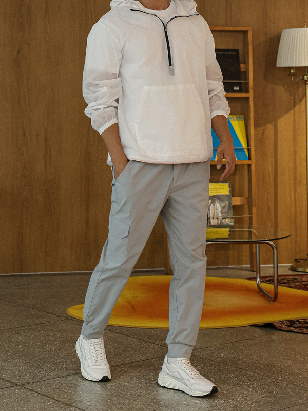(L-6XL)<BR>쿠차보 クーリングバンディングパンツ(標準フィット/ワイドフィット/조거)<br><font color="#fb5ec9"><B>[1+1]</B></font>