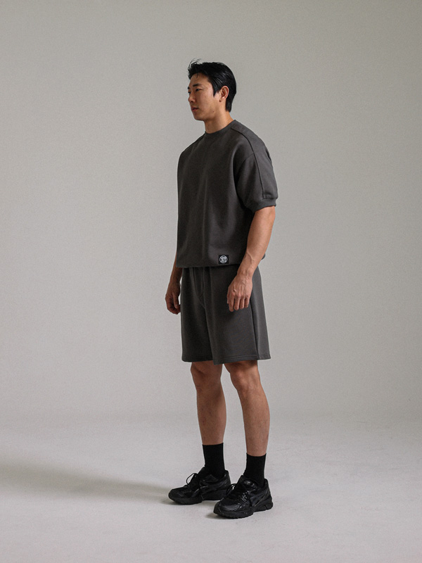 (XL-6XL)<BR>타라크 バンディング半ズボン<br><font color="#072c81"><B>[ W.DNA ]</B></font>