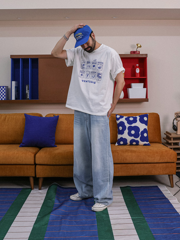 르제프 セミワイドフィット 冷却 デニムパンツ D593