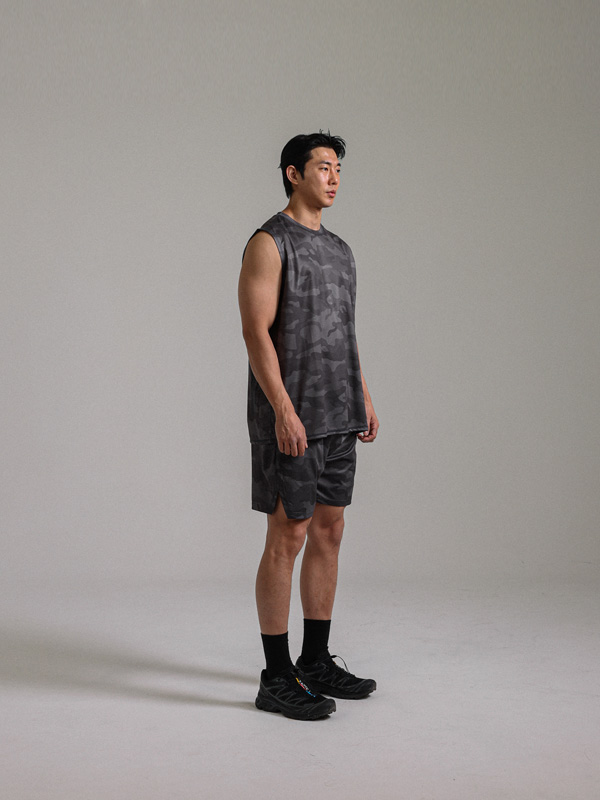 (M-6XL)<BR>해링턴 メッシュ バンディング半ズボン<br><font color="#072c81"><B>[ W.DNA ]</B></font>