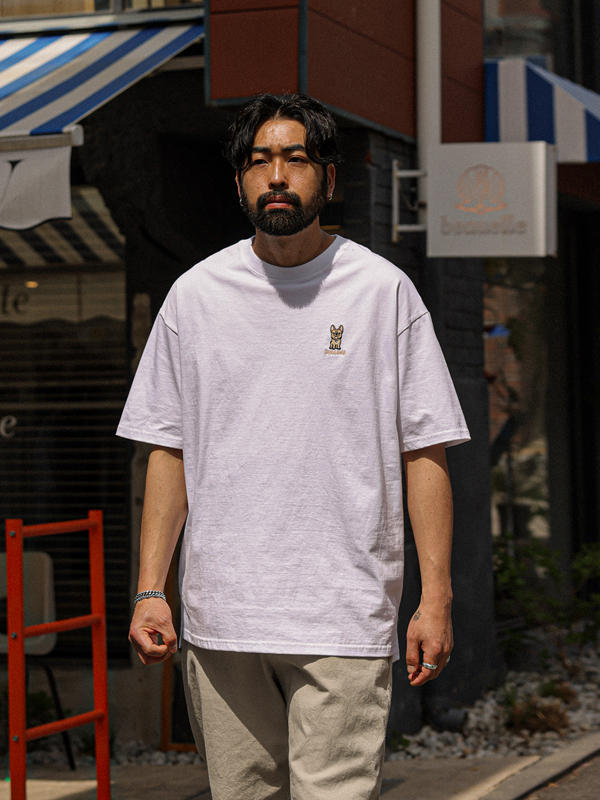 (L-7XL)<BR>퍼피크루 半そでティー T074