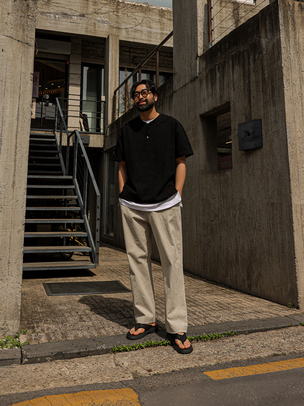 (L-6XL)<br>후키모 숨멎핏 バンディングパンツ P020 (標準フィット/ワイドフィット)