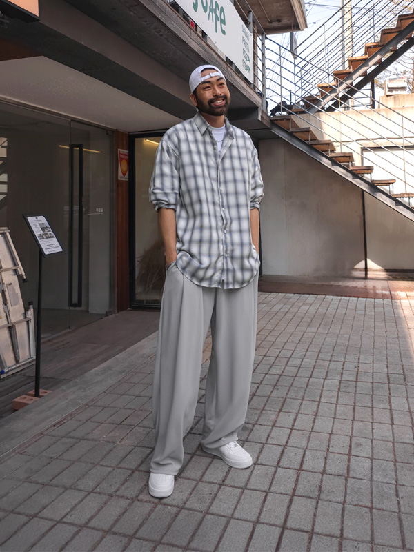 (XL-6XL)<BR>지프버크 セミワイドフィット バンディングパンツ P018