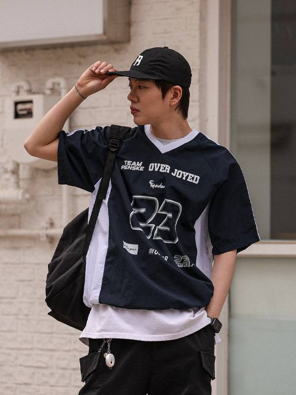 델라노티 ナイロン 半そでティー
