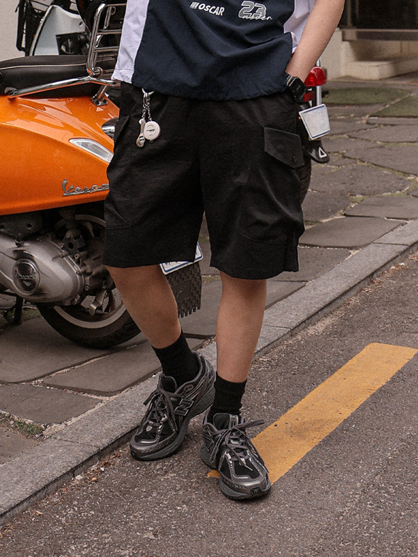 (M-4XL)<br>호킹힐스 カーゴバンディングショートパンツ
