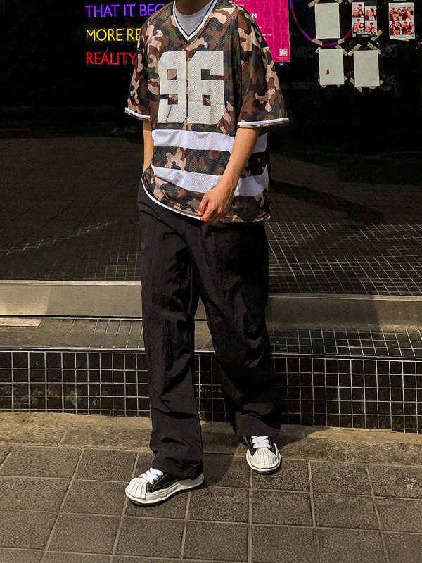 (XL-6XL)<BR>곤디아 セミワイドフィット ナイロン バンディングパンツ