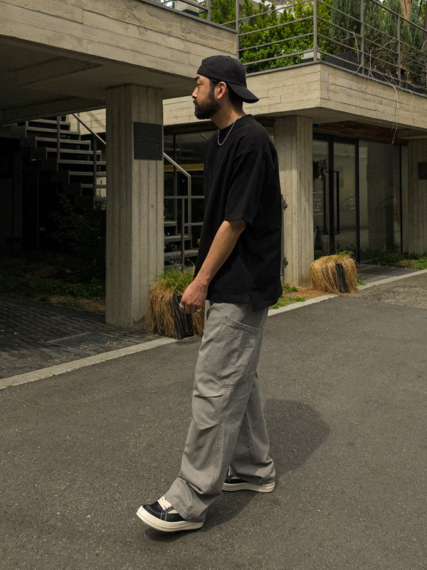 (L-7XL)<br>살비온 セミワイドフィット カーゴバンディングパンツ 472