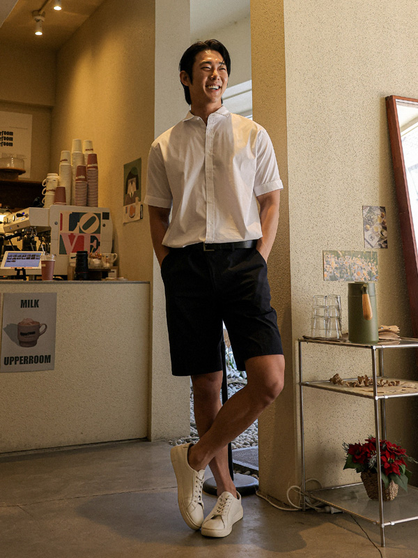 (M-5XL)<BR>라바트 サイドバンド ハーフパン