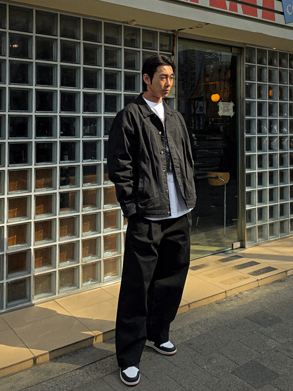[SET](XL-8XL)<BR>레이키 ジャケット+티렉스 バンディングパンツ <br><font color="#098a09"><B>長さを選択 (基本的な,ロング+8cm)</B></font>