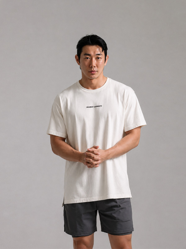 (XL-6XL)<BR>라소이 顔料 半そでティー