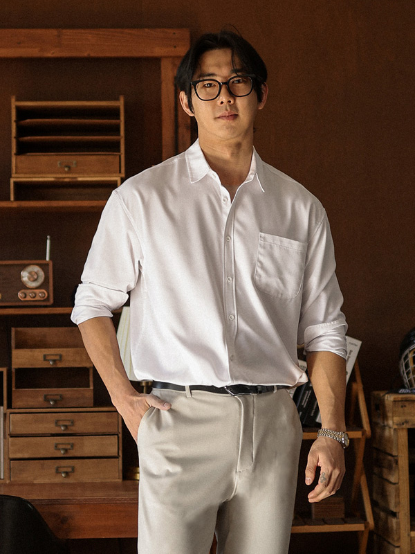 (M-6XL)<br>줄린 長袖シャツ