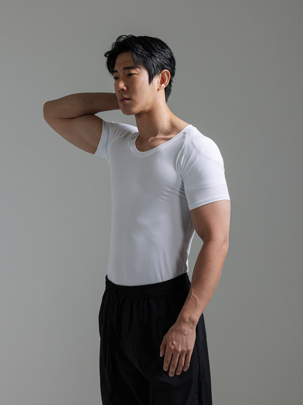 (M-5XL)<br>이코모 어깨뽕 半そでティー