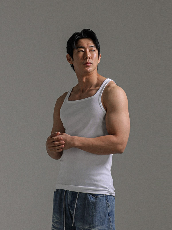 (M-4XL)<br>H 四角 기본나시