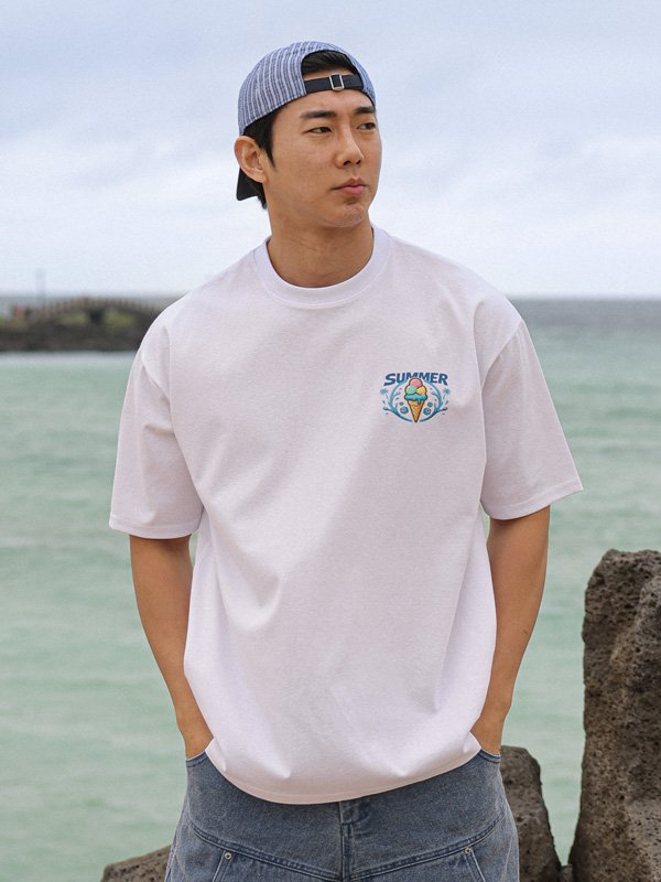 (L-7XL)<BR>썸머베어 半そでティー T087