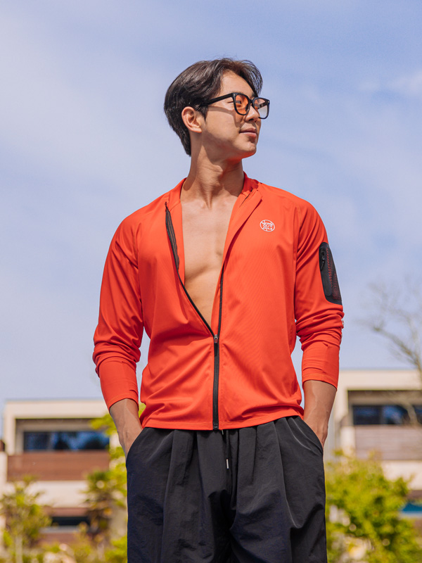 (L-5XL)<BR>니카시오 軽警備員 ジップアップ<br><font color="#072c81"><B>[ W.DNA ]</B></font>