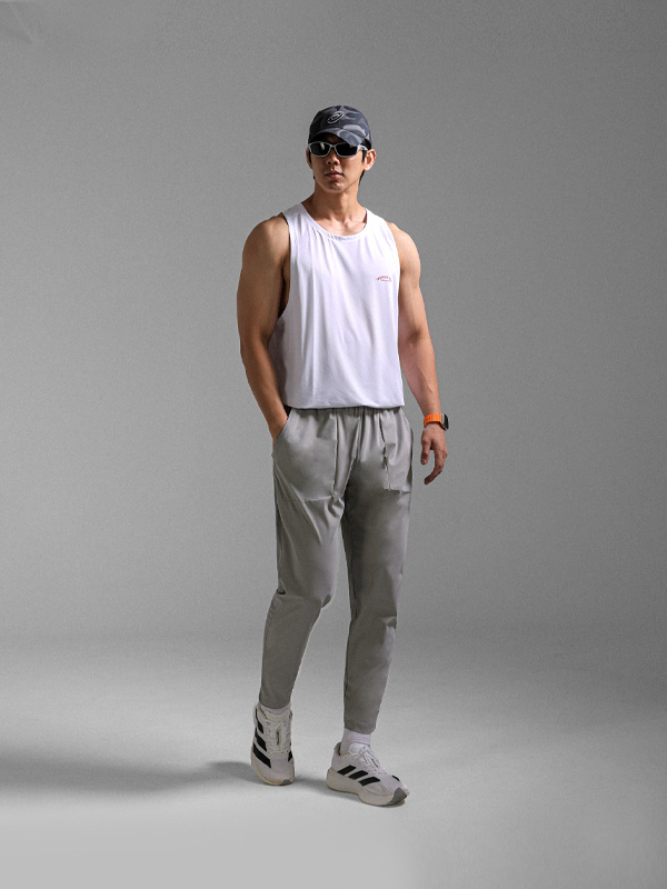 (L-7XL)<br>모션쿨 スリムフィット 러닝밴딩팬츠<br><font color="#072c81"><B>[ W.DNA ]</B></font>