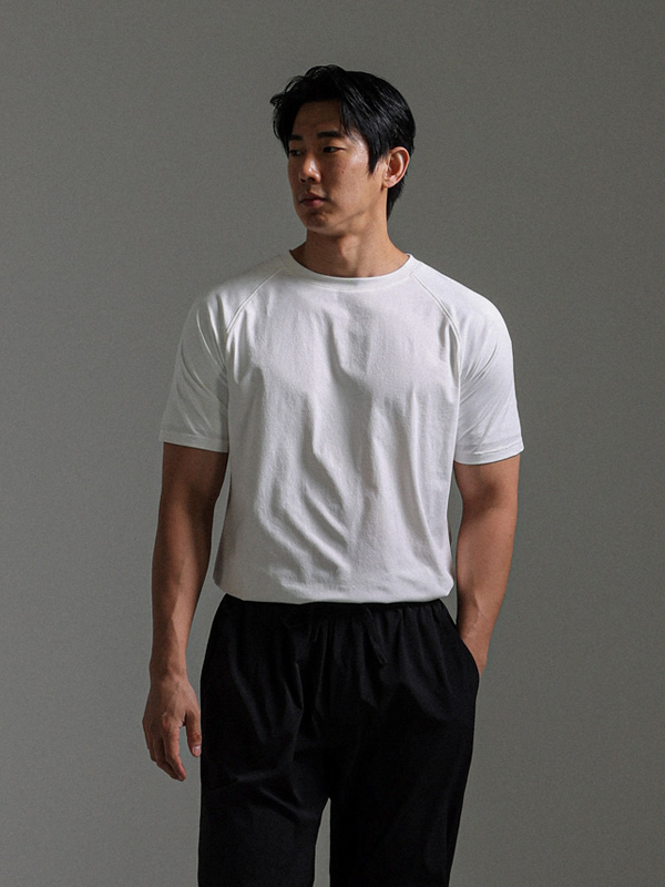 (M-5XL)<BR>락슈 어깨뽕 半そでティー 490