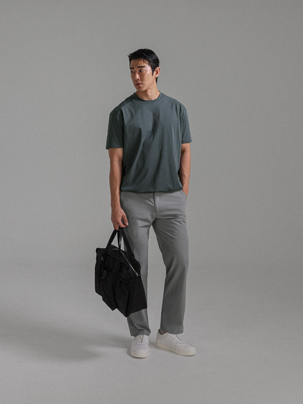 (M-6XL)<br>서플리 넣은척 실켓 半そでティー T094