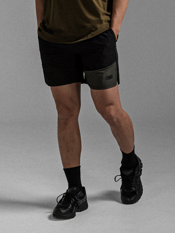 (M-6XL)<BR>팜스링 配色 バンディング ハーフパン<br><font color=