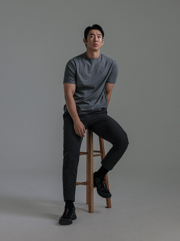 (L-6XL)<BR> 란디노 バンディングパンツ(スリムフィット/標準フィット) <br><font color="#098a09"><B>*長さを選択 (基本的な,ロング+8cm)</B></font><br><font color="#072c81"><B> [ W.DNA ]</B></font>