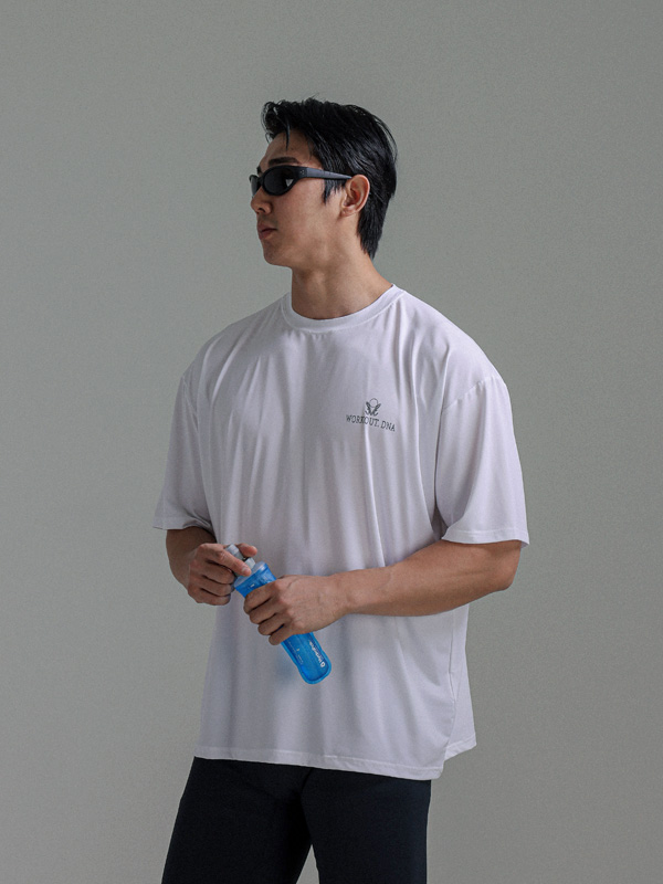 (L-5XL)<BR>아르빈 機能性 半そでティー <br><font color="#072c81"><B>[ W.DNA ]</B></font>