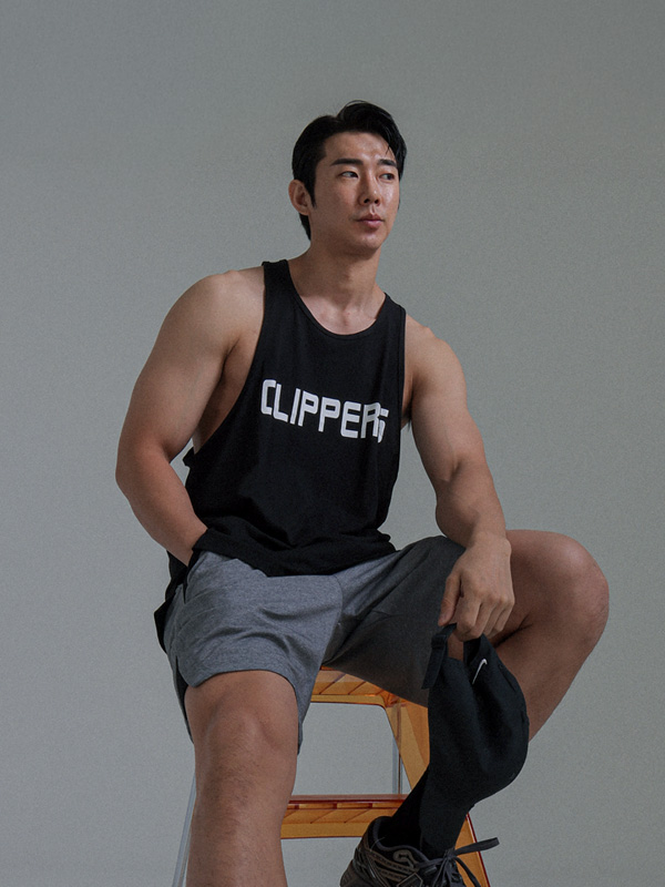 (L-5XL)<br>클리퍼스 モーダル 헬스나시<br><font color="#072c81"><B>[ W.DNA ]</B></font>