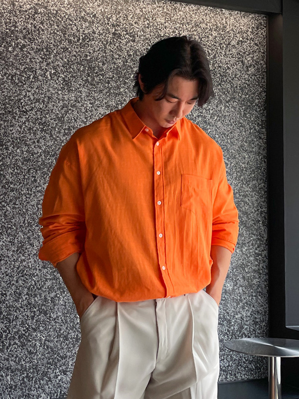 (XL-6XL)<BR>돈드바 リネンのシャツ