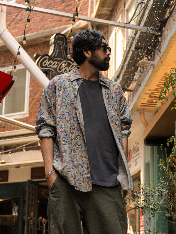 (M-6XL)<BR>코라푸트 長袖シャツ C616309
