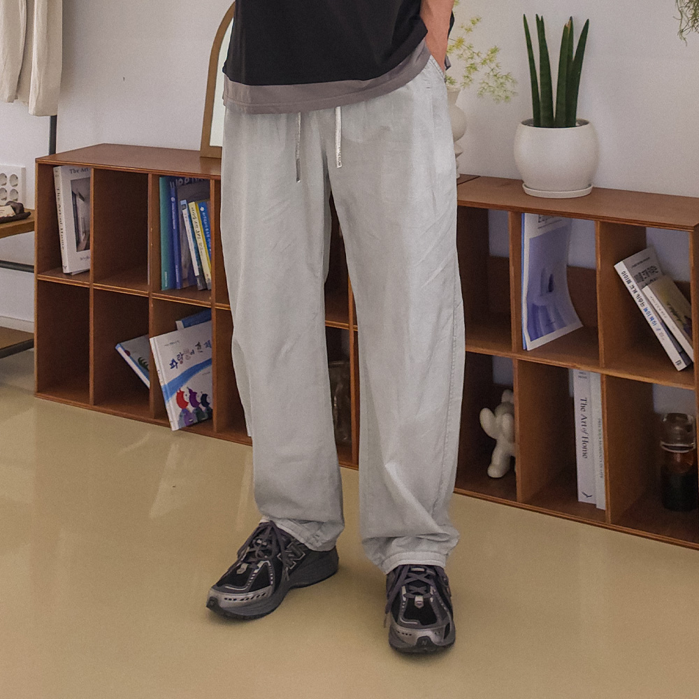 <br>(L-7XL)<BR>해리어 セミワイドフィット ウォッシング バンディングパンツ A019