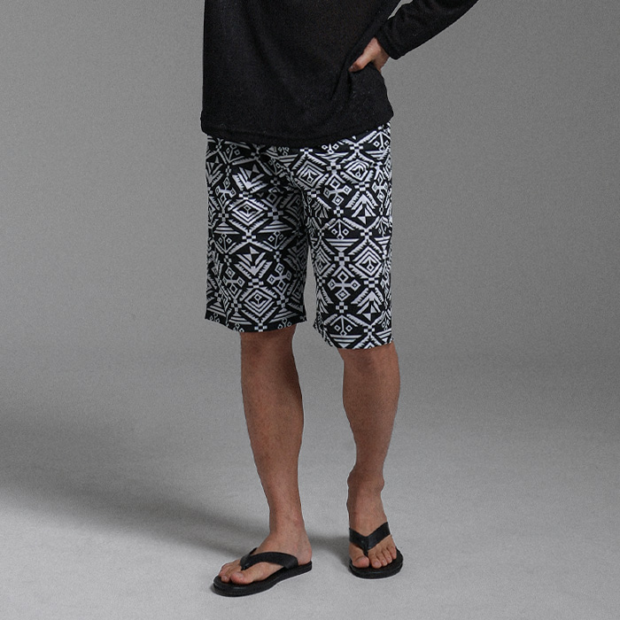 (M-6XL)<BR>으리으리한 バンディング半ズボン