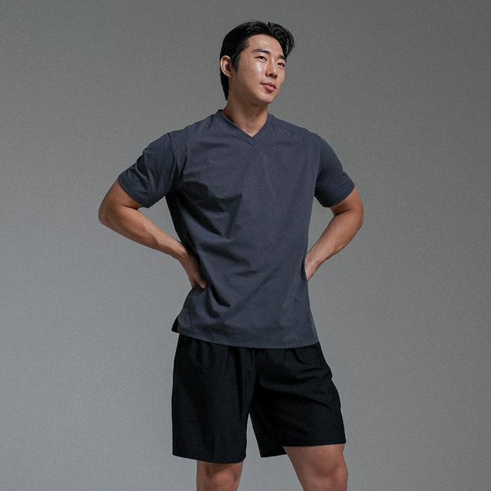 (M-6XL)<br>오먼드 半そでティー <br><font color="#098a09"><B>*長さを選択 (基本的な,ロング+6cm)</B></font>