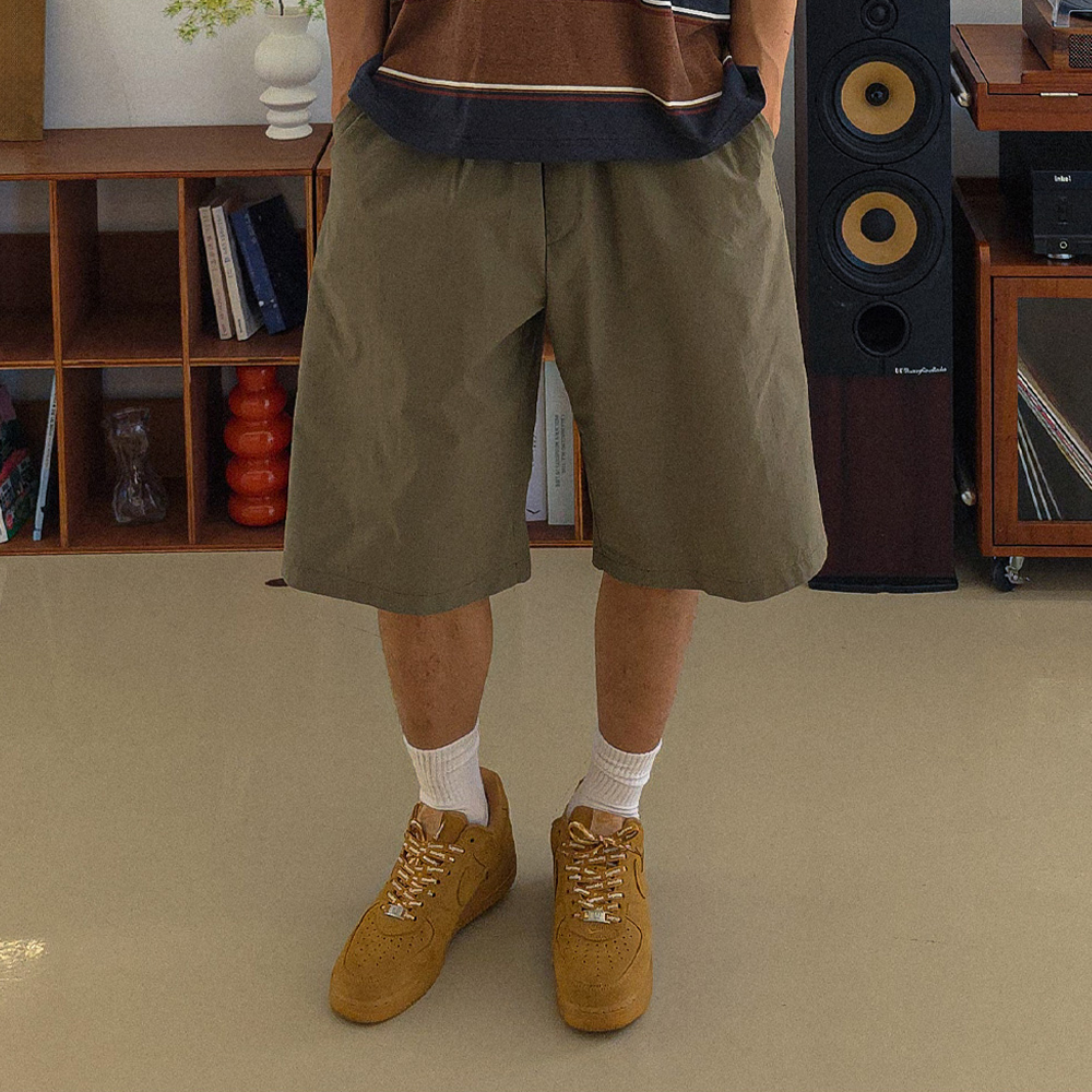 (XL-6XL)<br>콘치 ナイロン バンディング半ズボン