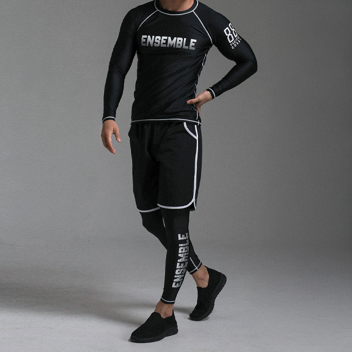 [SET](M-6XL)<br>퍼시픽코스트 軽警備員+팰리세이즈 水レギンス