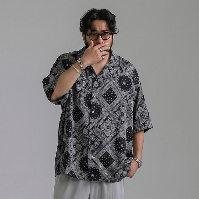 (XL-6XL)<BR>타사보 半袖シャツ