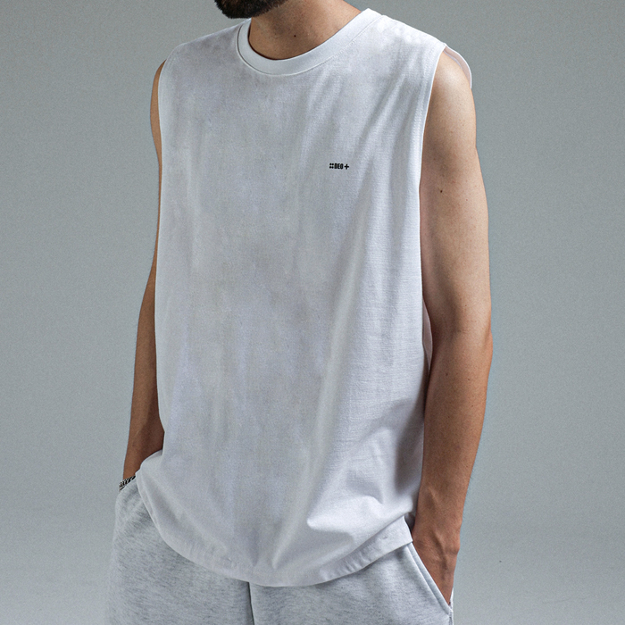 (L-6XL)<BR>팜튼 데오드란트+면 袖なし