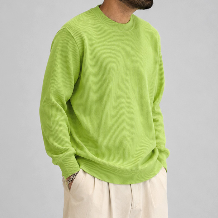(L-5XL)<br>루어만 ラウンドニット
