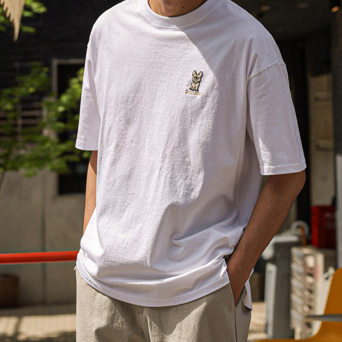 <font color="#cc4533">★오까네데이★</font><br>(L-7XL)<BR>퍼피크루 半そでティー