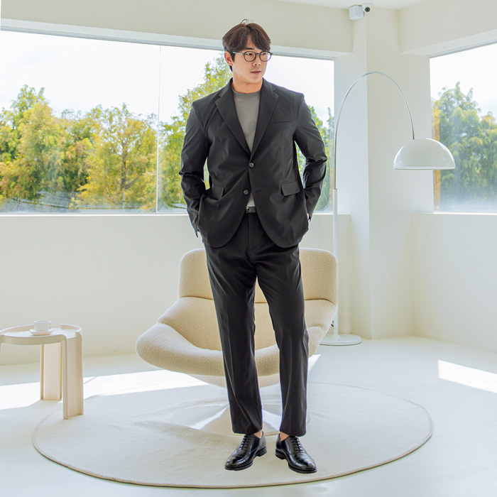 [SET](M-5XL)<BR>모탈라 ジャケット + 볼프스 サイドバンド スレックス <br><font color=