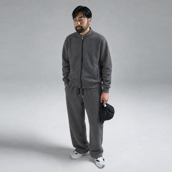 [SET](M-5XL)<BR>체온보호  ジップアップ<BR>+핫한 トレーニングパンツ<br><font color="#224f20"><B>*長さを選択 상(基本的な,ロング+8cm),하(基本的な,ロング+10cm)</B></font>