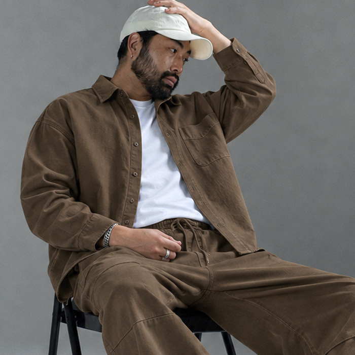 (L-7XL)<BR>아그바냐 シャツ&ジャケット