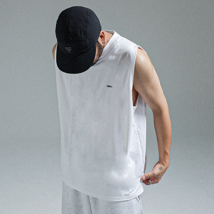 (L-6XL)<BR>팜튼 데오드란트+면 袖なし