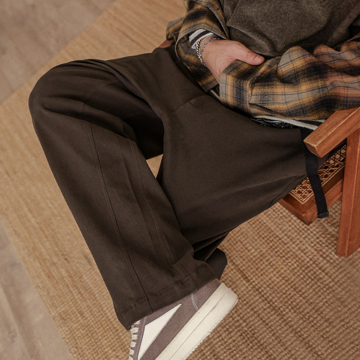 (L-7XL)<BR>콜론디 セミワイドフィット バンディングパンツ